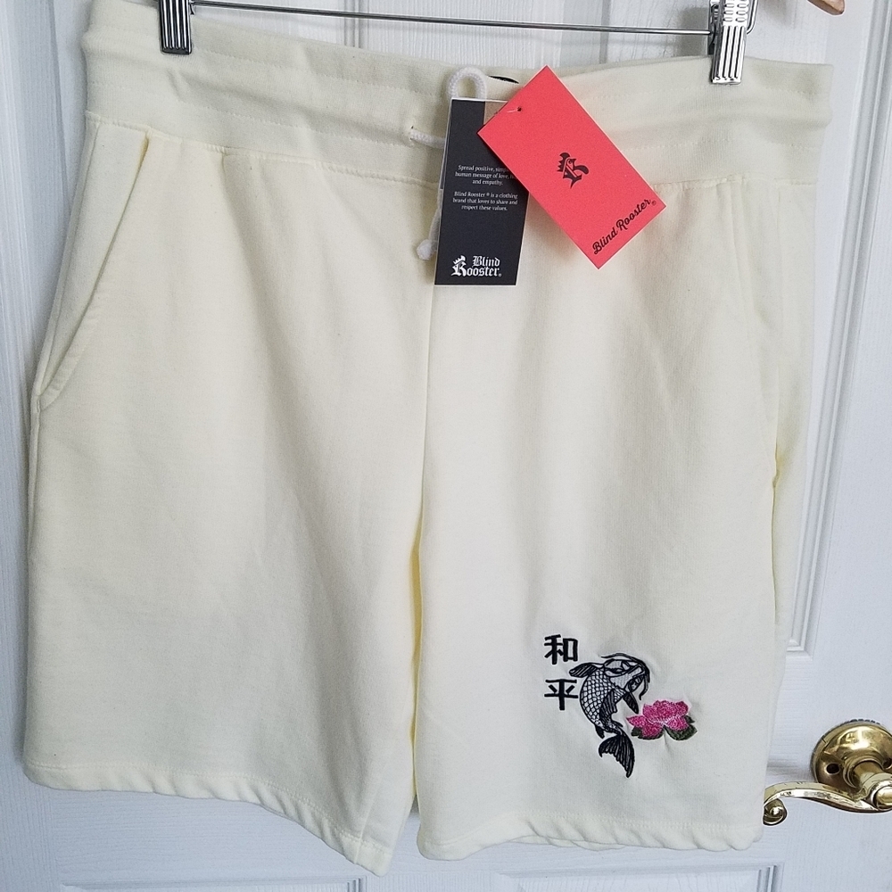NWT Blind Rooster Men's Drawstring Shorts Size L